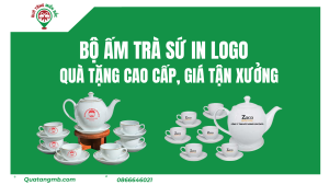 Bộ Ấm Trà Sứ In Logo | Quà Tặng Cao Cấp, Giá Tận Xưởng