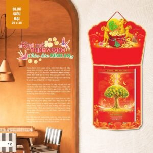 Lịch Bloc Siêu Đại 2027 AH Mẫu AH05 (25 x 35 cm) Cung Cấp Lịch Tết Doanh Nghiệp Hà Nội in logo doanh nghiệp quà tặng Tết tại Quà Tặng Miền Bắc