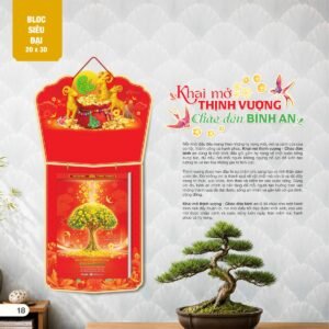Lịch Bloc Siêu Đại 2027 AH Mẫu AH08 (20 x 30cm) Cung Cấp Lịch Tết Doanh Nghiệp Hà Nội in logo doanh nghiệp quà tặng Tết tại Quà Tặng Miền Bắc