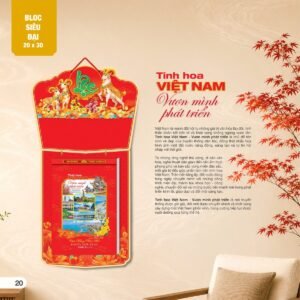 Lịch Bloc Siêu Đại 2027 AH Mẫu AH09 (20 x 30cm) Cung Cấp Lịch Tết Doanh Nghiệp Hà Nội in logo doanh nghiệp quà tặng Tết tại Quà Tặng Miền Bắc