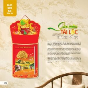 Lịch Bloc Siêu Đại 2027 AH Mẫu AH11 (20 x 30cm) Cung Cấp Lịch Tết Doanh Nghiệp Hà Nội in logo doanh nghiệp quà tặng Tết tại Quà Tặng Miền Bắc