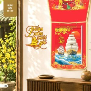 Lịch Bloc Siêu Đại 2027 AH Mẫu AH12 (20 x 30 cm) Cung Cấp Lịch Tết Doanh Nghiệp Hà Nội in logo doanh nghiệp quà tặng Tết tại Quà Tặng Miền Bắc