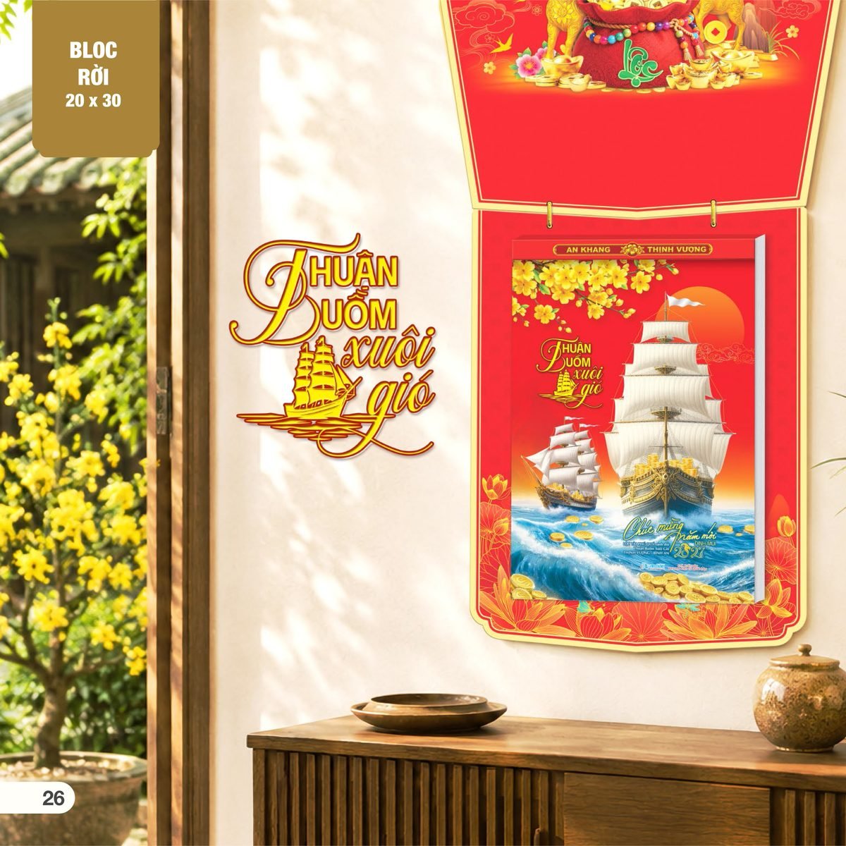 Lịch Bloc Siêu Đại 2027 AH Mẫu AH12 (20 x 30 cm) Cung Cấp Lịch Tết Doanh Nghiệp Hà Nội Lịch Bloc Siêu Đại 2027 AH Mẫu AH12 (20 x 30 cm) Cung Cấp Lịch Tết Doanh Nghiệp Hà Nội in logo doanh nghiệp quà tặng Tết tại Quà Tặng Miền Bắc