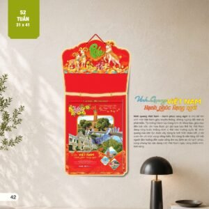 Lịch 52 Tuần 2027 AH Mẫu AH25 (31 x 41 cm) Cung Cấp Lịch Tết Doanh Nghiệp Hà Nội in logo doanh nghiệp quà tặng Tết tại Quà Tặng Miền Bắc