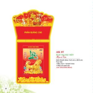 Lịch Bloc Đại Đặc Biệt 2027 AK Mẫu AK07 (29 x 41 cm) Cung Cấp Lịch Tết Doanh Nghiệp Hà Nội in logo doanh nghiệp quà tặng Tết tại Quà Tặng Miền Bắc