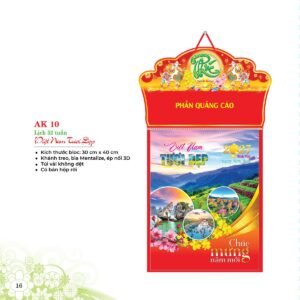 Lịch 52 Tuần 2027 AK Mẫu AK10 (28  x  202 cm) Cung Cấp Lịch Tết Doanh Nghiệp Hà Nội in logo doanh nghiệp quà tặng Tết tại Quà Tặng Miền Bắc