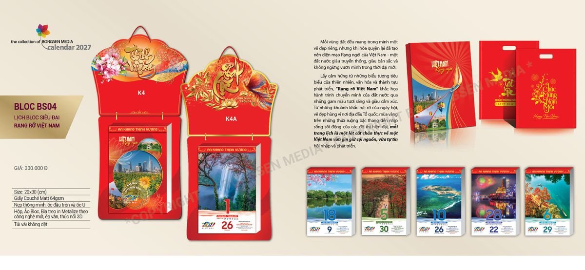 Lịch Bloc Siêu Cực Đại 2027 BS04 Cung Cấp Lịch Tết Doanh Nghiệp Hà Nội