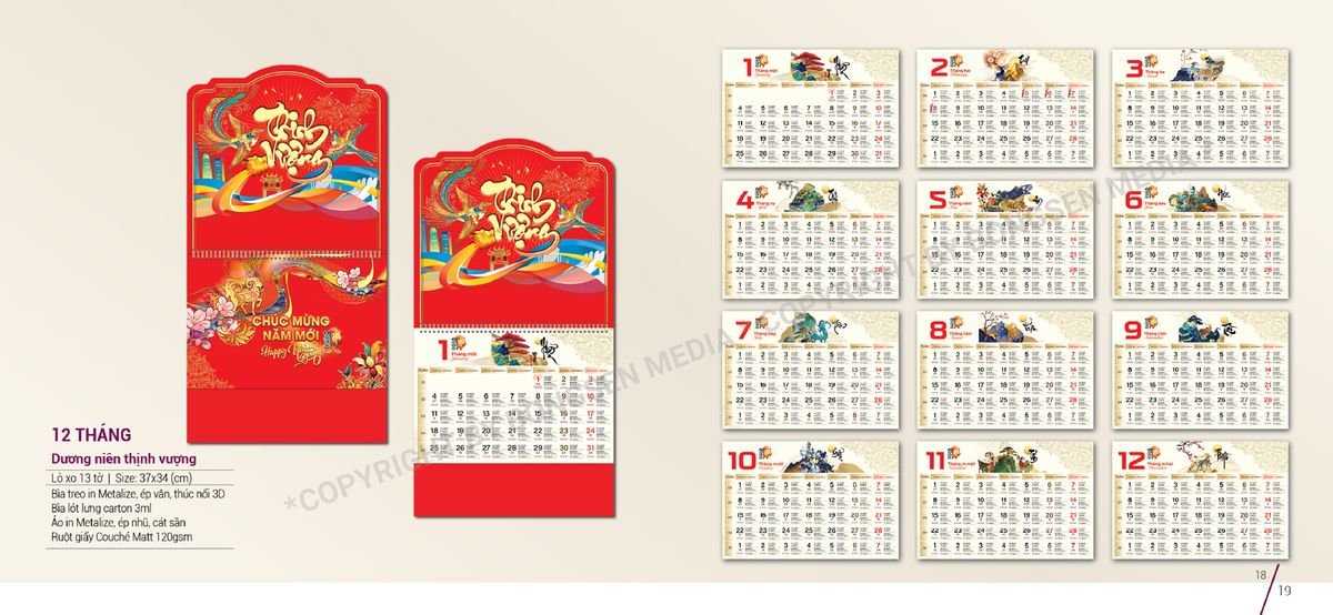 Lịch Bloc Siêu Cực Đại 2027 BS10 Cung Cấp Lịch Tết Doanh Nghiệp Hà Nội