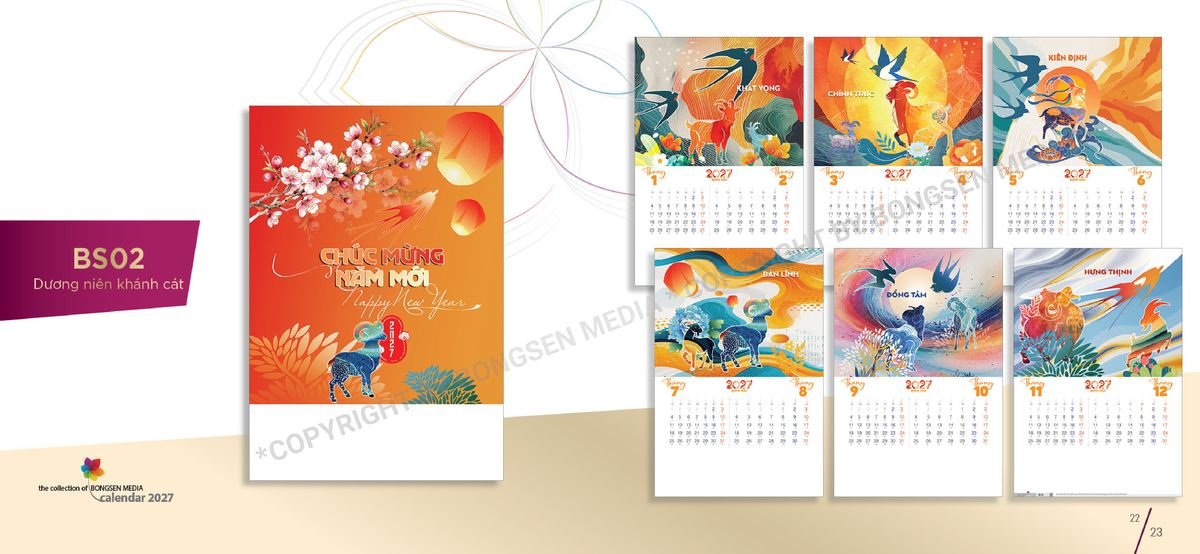 Lịch Bloc Siêu Cực Đại 2027 BS12 Cung Cấp Lịch Tết Doanh Nghiệp Hà Nội