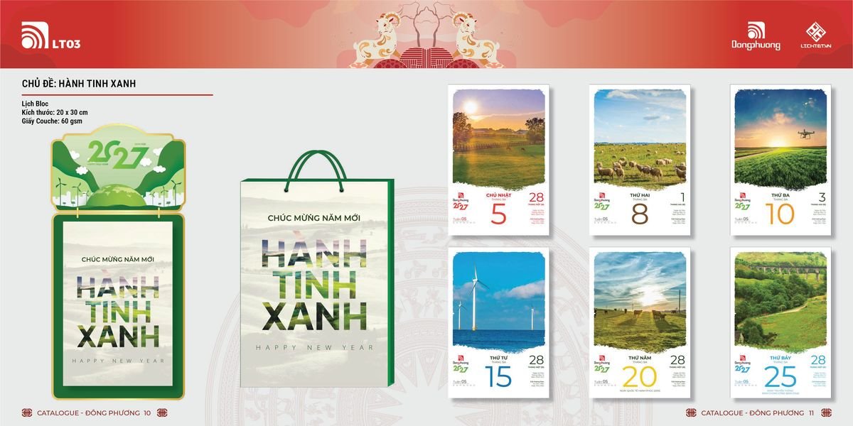 Lịch Bloc ĐP 2027 DP04 Cung Cấp Lịch Tết Doanh Nghiệp Hà Nội