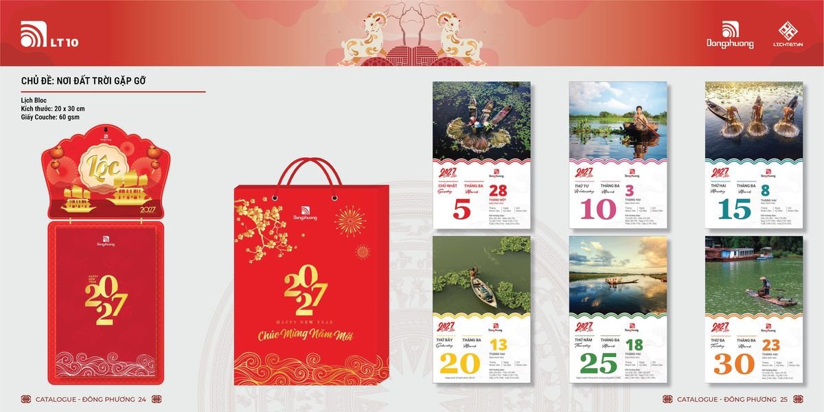 Lịch Bloc ĐP 2027 DP11 Cung Cấp Lịch Tết Doanh Nghiệp Hà Nội