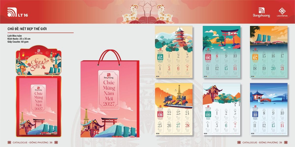 Lịch Bloc ĐP 2027 DP18 Cung Cấp Lịch Tết Doanh Nghiệp Hà Nội