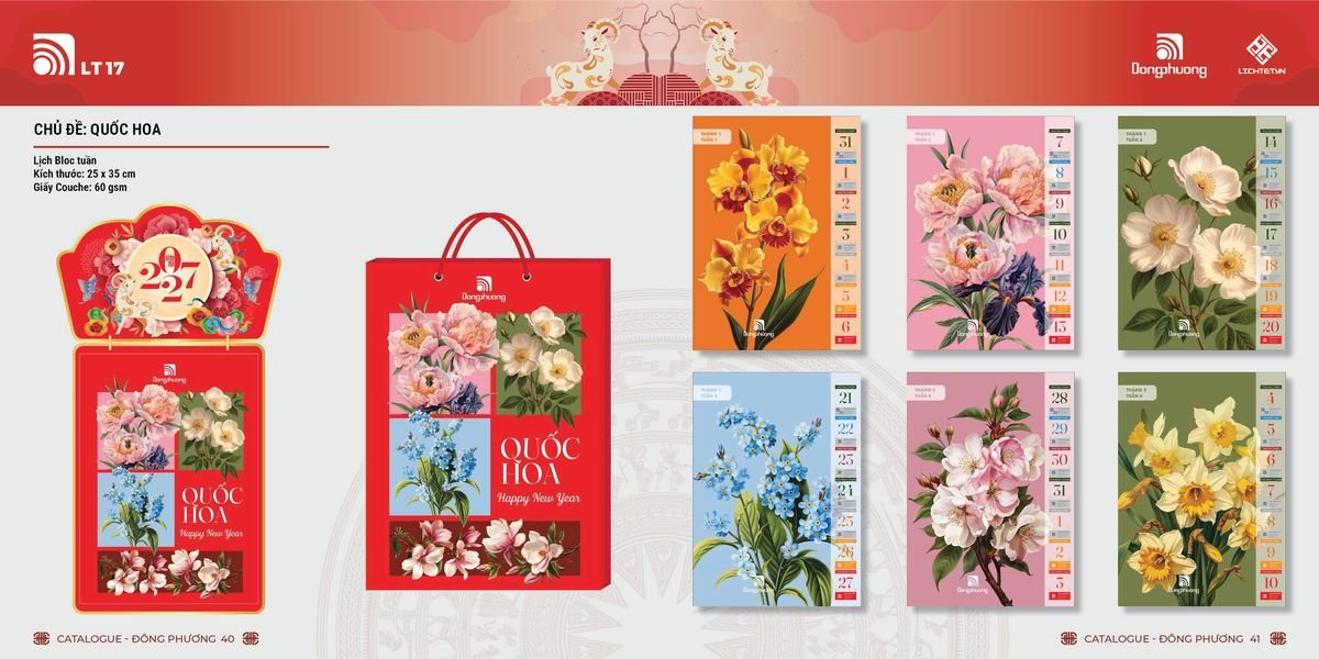 Lịch Bloc ĐP 2027 DP19 Cung Cấp Lịch Tết Doanh Nghiệp Hà Nội