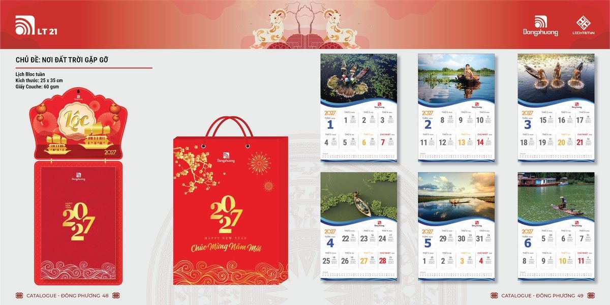Lịch Bloc ĐP 2027 DP23 Cung Cấp Lịch Tết Doanh Nghiệp Hà Nội