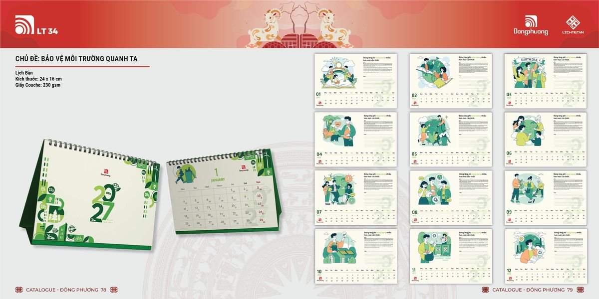 Lịch Bloc ĐP 2027 DP38 Cung Cấp Lịch Tết Doanh Nghiệp Hà Nội
