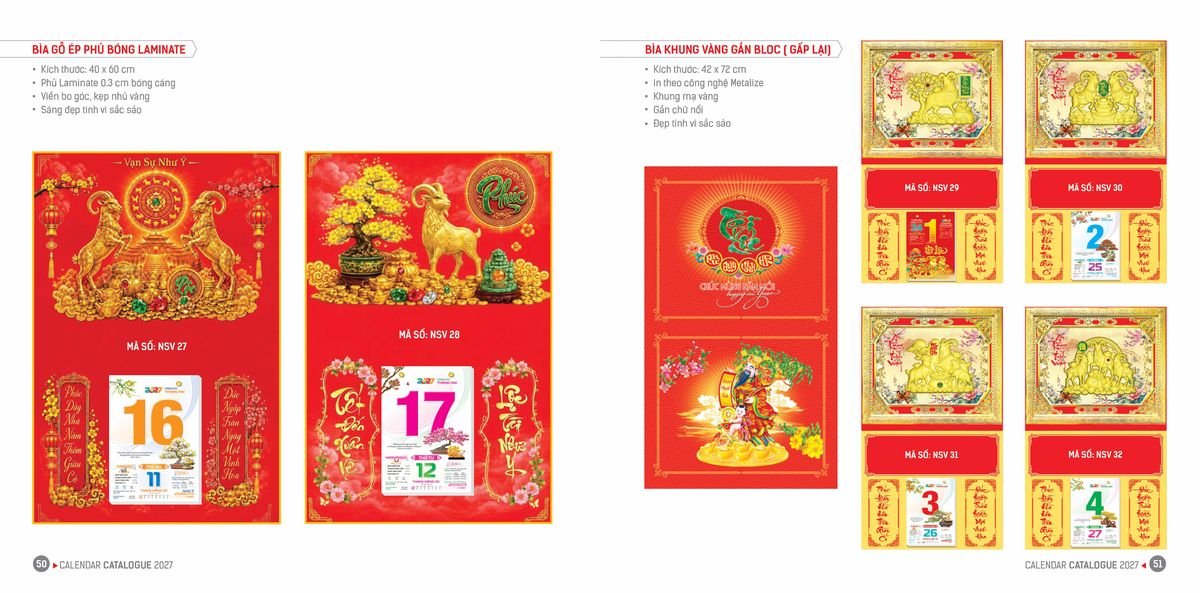 Lịch Bloc Hoa Niên 2027 ĐP DPHN24 Cung Cấp Lịch Tết Doanh Nghiệp Hà Nội