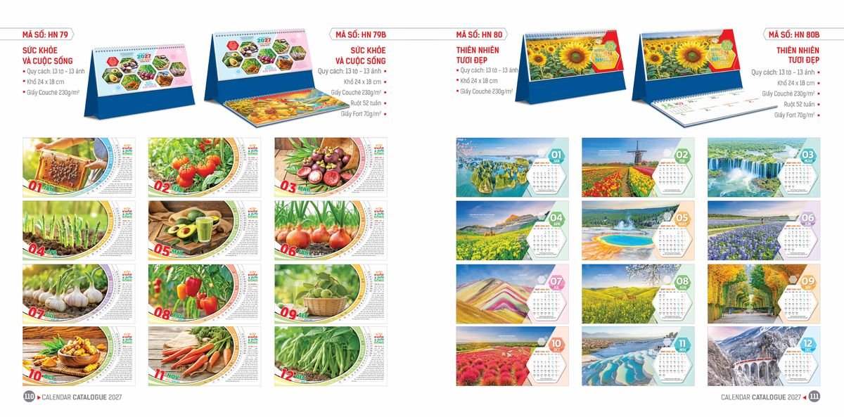 Lịch Bloc Hoa Niên 2027 ĐP DPHN54 Cung Cấp Lịch Tết Doanh Nghiệp Hà Nội