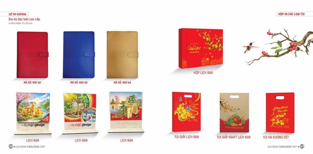 Lịch Bloc Hoa Niên 2027 ĐP DPHN63 Cung Cấp Lịch Tết Doanh Nghiệp Hà Nội