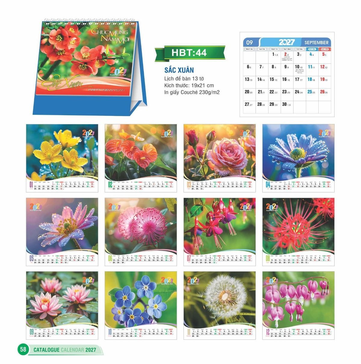Lịch Để Bàn 2027 HBT Mẫu HBT44 (19 x 21cm) Cung Cấp Lịch Tết Doanh Nghiệp Hà Nội Lịch Để Bàn 2027 HBT Mẫu HBT44 (19 x 21cm) Cung Cấp Lịch Tết Doanh Nghiệp Hà Nội in logo doanh nghiệp quà tặng Tết tại Quà Tặng Miền Bắc