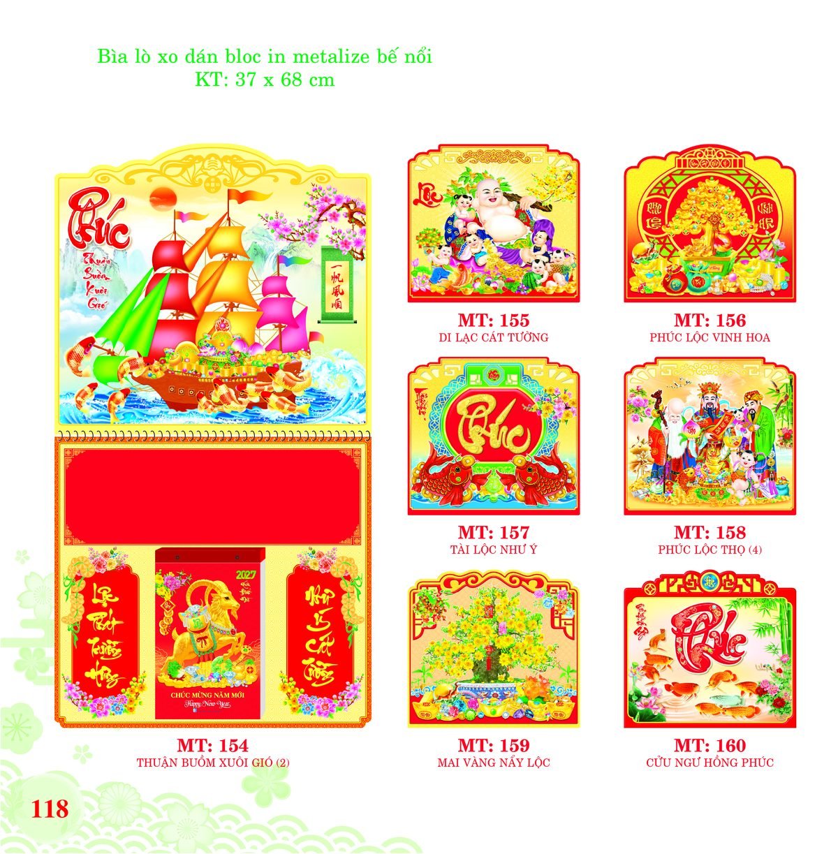 Bìa Lò Xo Dán Bloc 2027 MT Mẫu MT154 (37 x 68cm) Cung Cấp Lịch Tết Doanh Nghiệp Hà Nội Bìa Lò Xo Dán Bloc 2027 MT Mẫu MT154 (37 x 68cm) Cung Cấp Lịch Tết Doanh Nghiệp Hà Nội in logo doanh nghiệp quà tặng Tết tại Quà Tặng Miền Bắc
