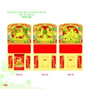 Bìa Lò Xo Dán Bloc 2027 MT Mẫu MT92 (30 x 60cm) Cung Cấp Lịch Tết Doanh Nghiệp Hà Nội in logo doanh nghiệp quà tặng Tết tại Quà Tặng Miền Bắc