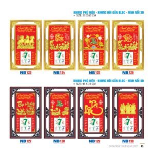 Lịch Bloc 2027 NB Mẫu NB129 - An Khang Thịnh Vượng (55  x  85 cm) Cung Cấp Lịch Tết Doanh Nghiệp Hà Nội in logo doanh nghiệp quà tặng Tết tại Quà Tặng Miền Bắc