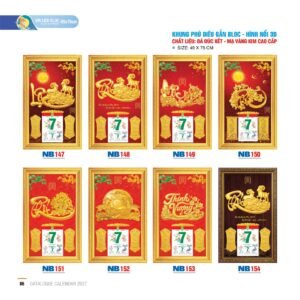 Lịch Bloc 2027 NB Mẫu NB154 (49 x 78cm) Cung Cấp Lịch Tết Doanh Nghiệp Hà Nội in logo doanh nghiệp quà tặng Tết tại Quà Tặng Miền Bắc