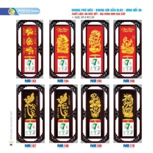 Lịch Bloc 2027 NB Mẫu NB170 (39 x 89cm) Cung Cấp Lịch Tết Doanh Nghiệp Hà Nội in logo doanh nghiệp quà tặng Tết tại Quà Tặng Miền Bắc