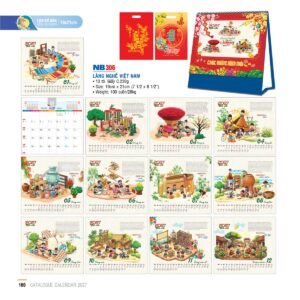 Lịch Bloc 2027 NB Mẫu NB306 (19 x 21cm) Cung Cấp Lịch Tết Doanh Nghiệp Hà Nội in logo doanh nghiệp quà tặng Tết tại Quà Tặng Miền Bắc