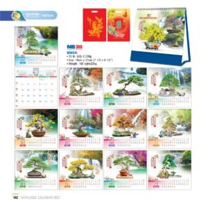 Lịch Bloc 2027 NB Mẫu NB308 (19 x 21cm) Cung Cấp Lịch Tết Doanh Nghiệp Hà Nội in logo doanh nghiệp quà tặng Tết tại Quà Tặng Miền Bắc