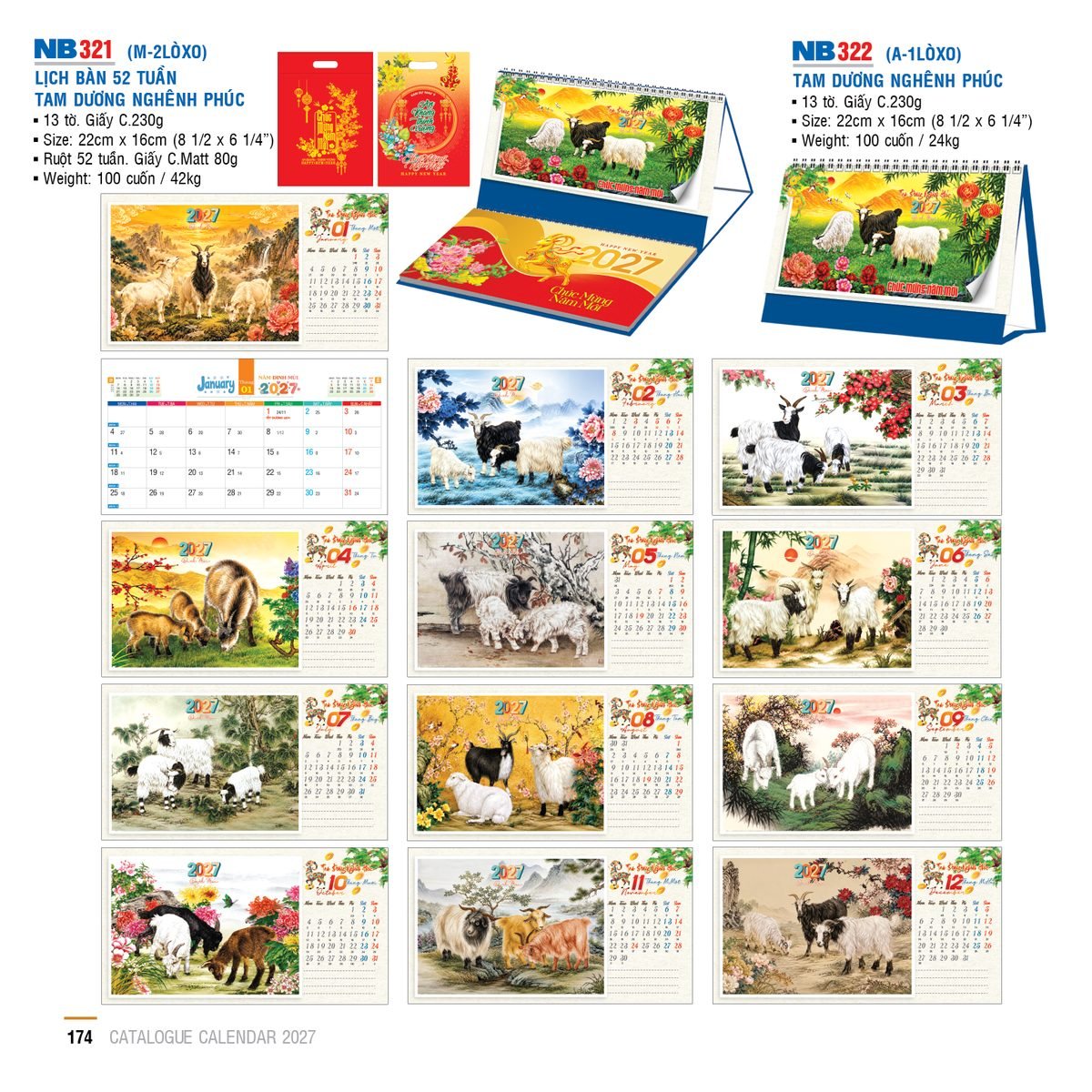Lịch Để Bàn 2027 NB Mẫu NB321 (16 x 24 cm) Cung Cấp Lịch Tết Doanh Nghiệp Hà Nội Lịch Để Bàn 2027 NB Mẫu NB321 (16 x 24 cm) Cung Cấp Lịch Tết Doanh Nghiệp Hà Nội in logo doanh nghiệp quà tặng Tết tại Quà Tặng Miền Bắc