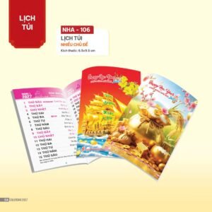 Lịch Bloc 2027 NHA Mẫu NHA106 (29 x 41 cm) Cung Cấp Lịch Tết Doanh Nghiệp Hà Nội in logo doanh nghiệp quà tặng Tết tại Quà Tặng Miền Bắc