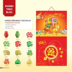 Lịch Bloc 2027 NHA Mẫu NHA64 (36 x 62cm) Cung Cấp Lịch Tết Doanh Nghiệp Hà Nội in logo doanh nghiệp quà tặng Tết tại Quà Tặng Miền Bắc