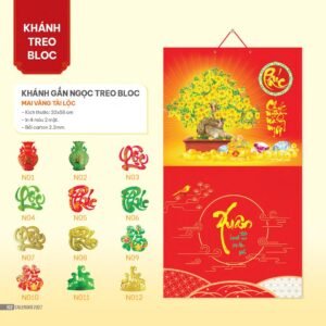 Lịch Bloc 2027 NHA Mẫu NHA70 (32 x 58cm) Cung Cấp Lịch Tết Doanh Nghiệp Hà Nội in logo doanh nghiệp quà tặng Tết tại Quà Tặng Miền Bắc