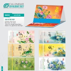 Lịch Để Bàn 2027 NH Mẫu NH5253 (24 x 16cm) Cung Cấp Lịch Tết Doanh Nghiệp Hà Nội in logo doanh nghiệp quà tặng Tết tại Quà Tặng Miền Bắc