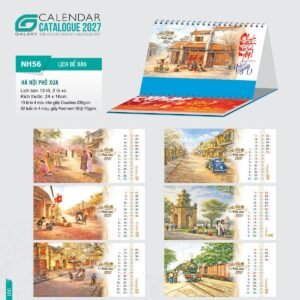 Lịch Để Bàn 2027 NH Mẫu NH5657 (24 x 16cm) Cung Cấp Lịch Tết Doanh Nghiệp Hà Nội in logo doanh nghiệp quà tặng Tết tại Quà Tặng Miền Bắc