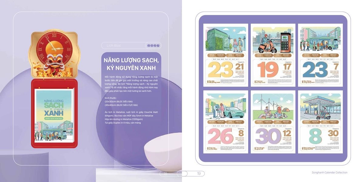 Lịch Bloc Cao Cấp SH 2027 SH04 Cung Cấp Lịch Tết Doanh Nghiệp Hà Nội