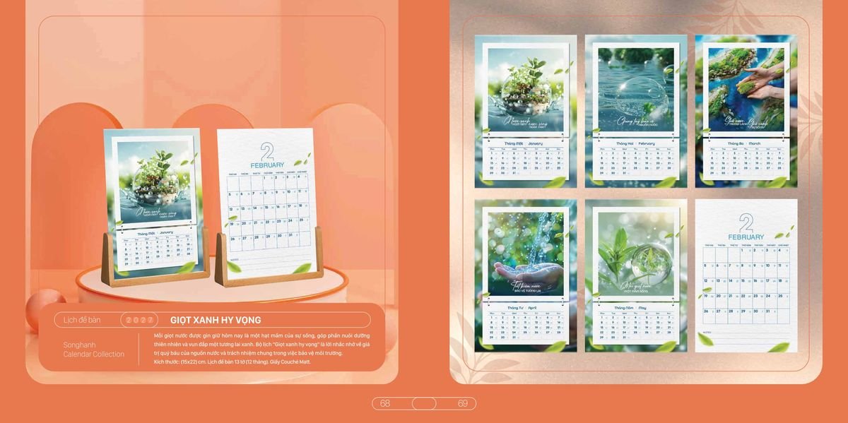 Lịch Bloc Cao Cấp SH 2027 SH29 Cung Cấp Lịch Tết Doanh Nghiệp Hà Nội