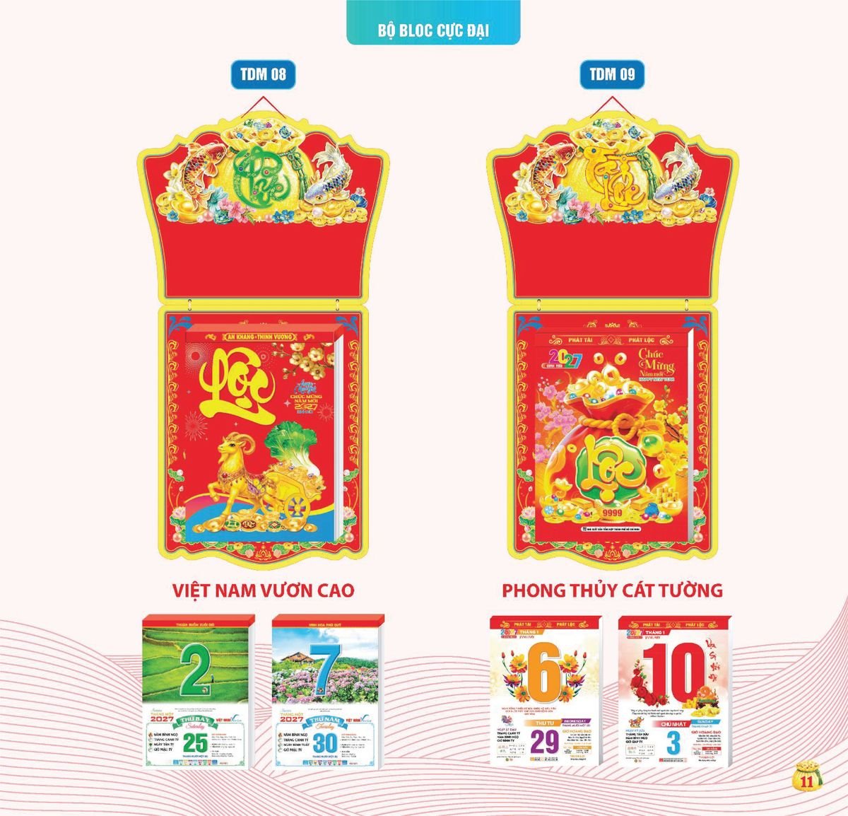 Lịch Bloc Siêu Cực Đại 2027 TDM08 Cung Cấp Lịch Tết Doanh Nghiệp Hà Nội