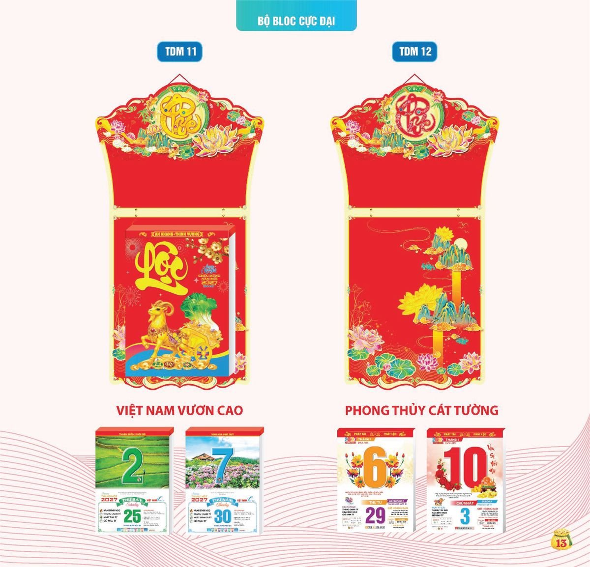 Lịch Bloc Siêu Cực Đại 2027 TDM10 Cung Cấp Lịch Tết Doanh Nghiệp Hà Nội