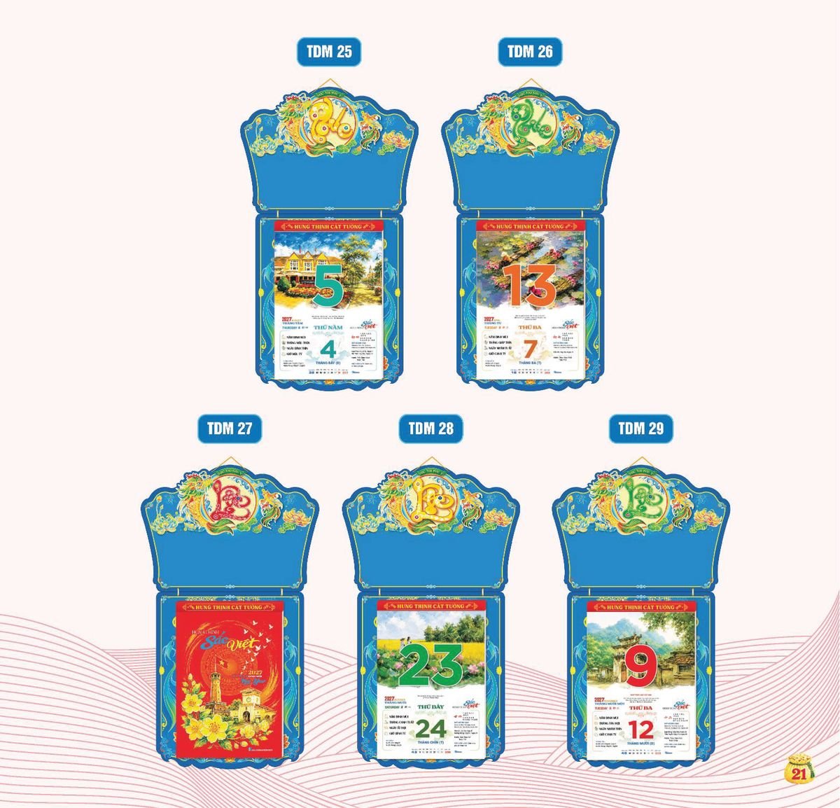 Lịch Bloc Siêu Cực Đại 2027 TDM18 Cung Cấp Lịch Tết Doanh Nghiệp Hà Nội