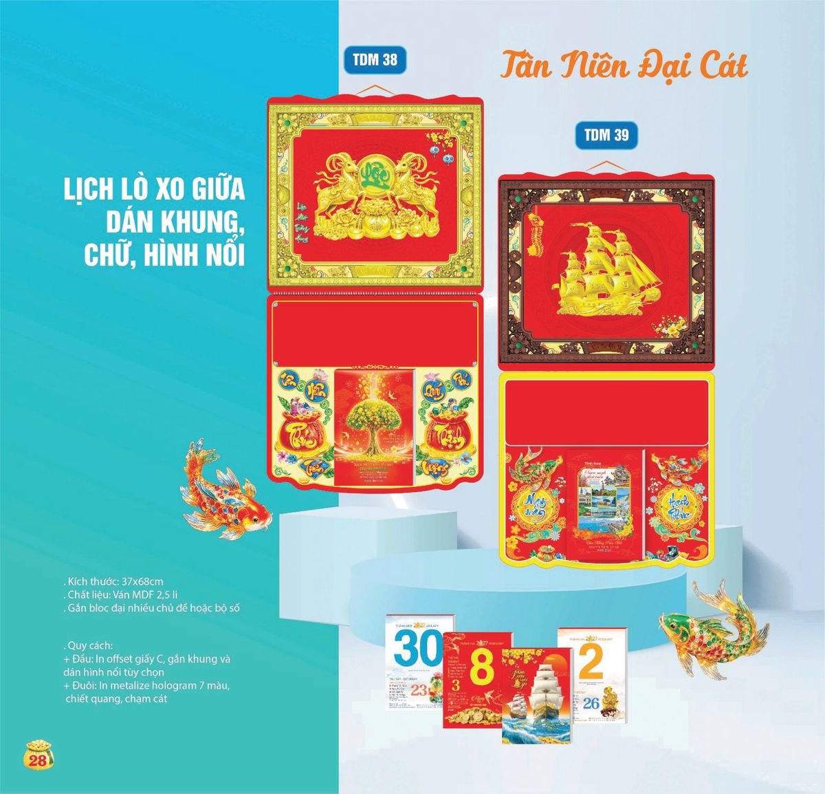 Lịch Bloc Siêu Cực Đại 2027 TDM25 Cung Cấp Lịch Tết Doanh Nghiệp Hà Nội