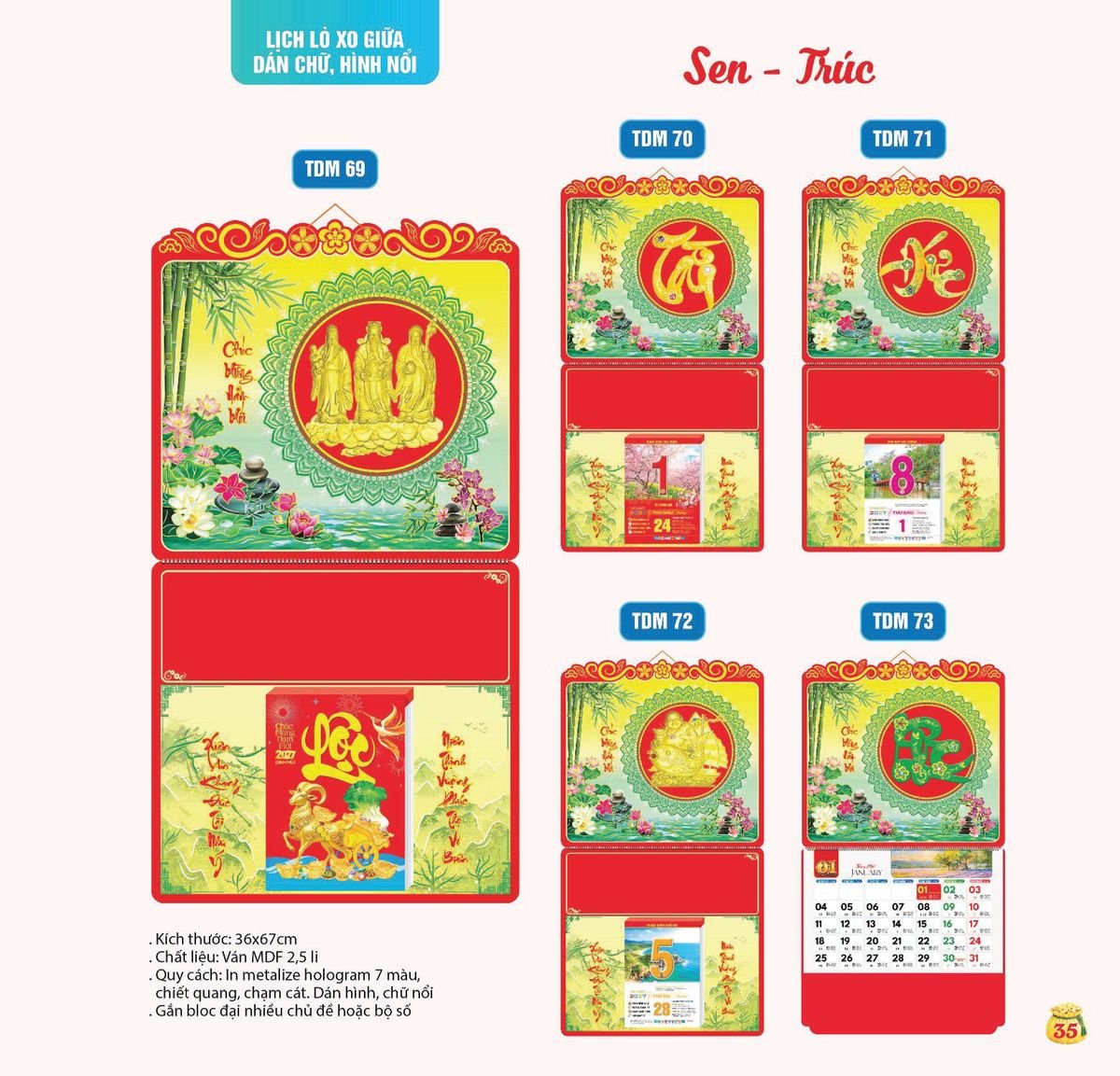Lịch Bloc Siêu Cực Đại 2027 TDM32 Cung Cấp Lịch Tết Doanh Nghiệp Hà Nội