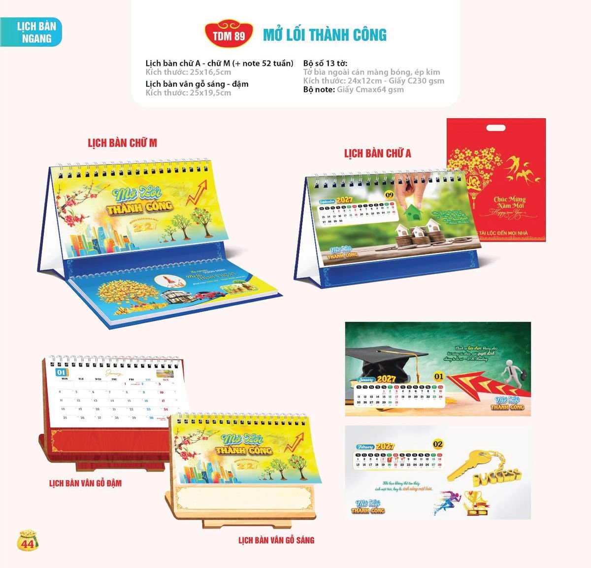 Lịch Bloc Siêu Cực Đại 2027 TDM41 Cung Cấp Lịch Tết Doanh Nghiệp Hà Nội