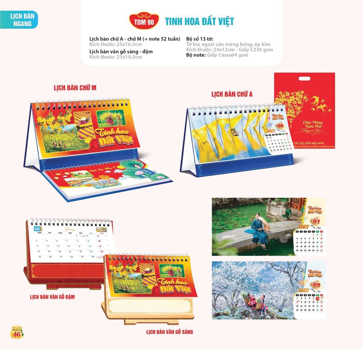 Lịch Bloc Siêu Cực Đại 2027 TDM43 Cung Cấp Lịch Tết Doanh Nghiệp Hà Nội