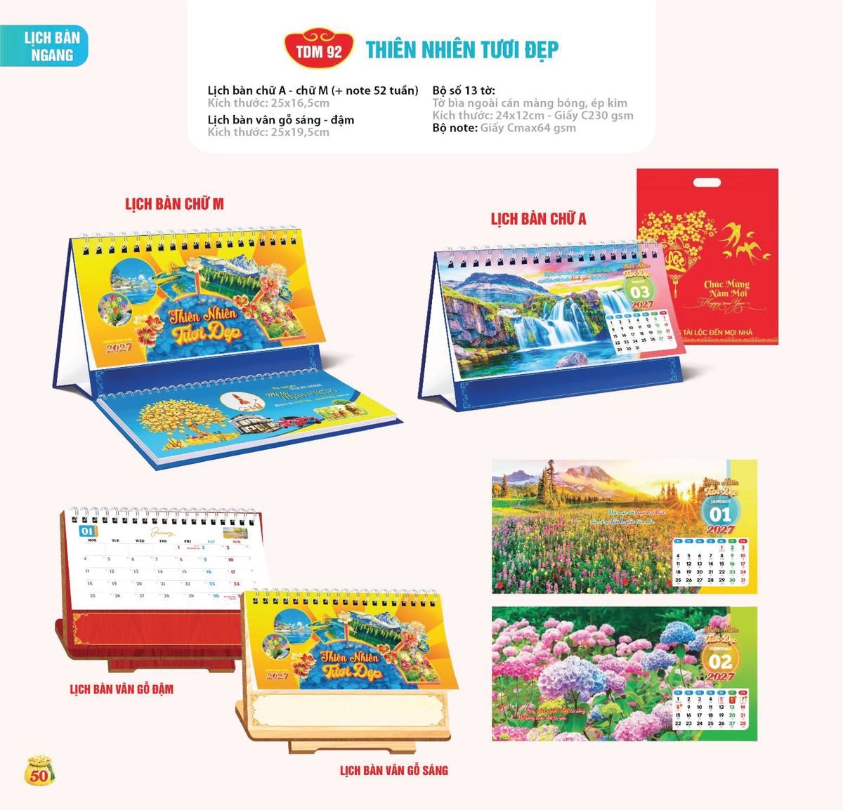 Lịch Bloc Siêu Cực Đại 2027 TDM47 Cung Cấp Lịch Tết Doanh Nghiệp Hà Nội