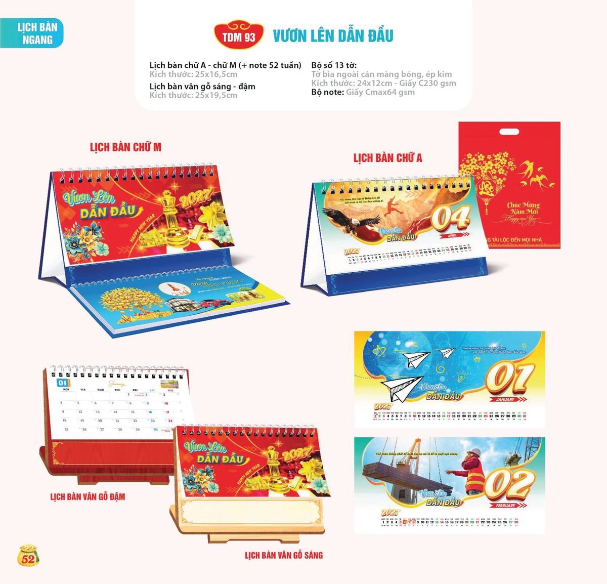 Lịch Bloc Siêu Cực Đại 2027 TDM49 Cung Cấp Lịch Tết Doanh Nghiệp Hà Nội