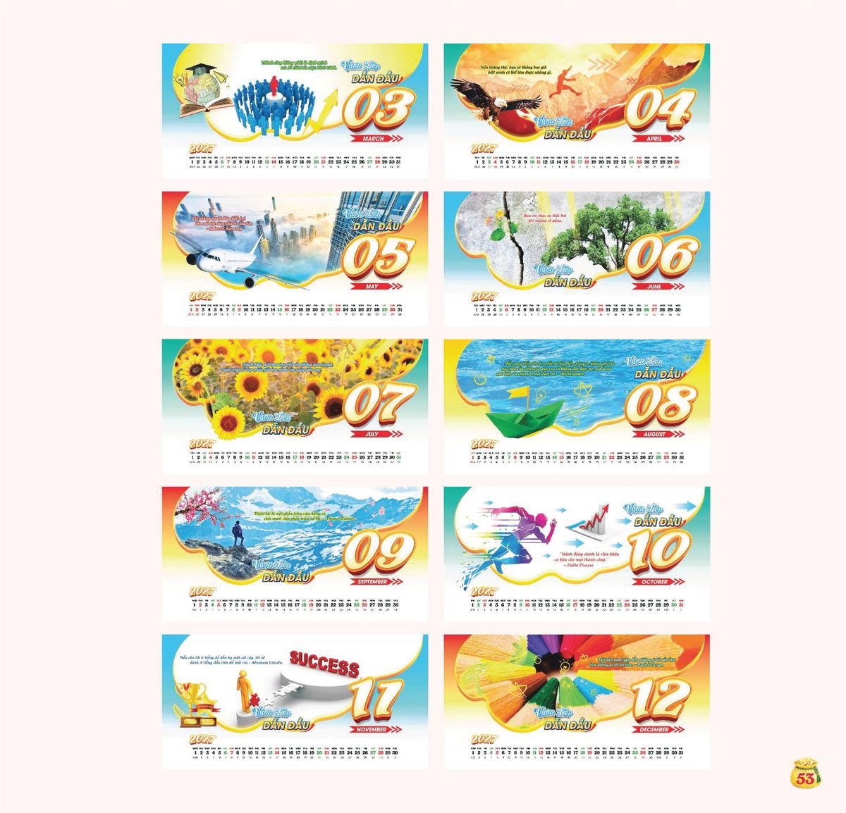 Lịch Bloc Siêu Cực Đại 2027 TDM50 Cung Cấp Lịch Tết Doanh Nghiệp Hà Nội