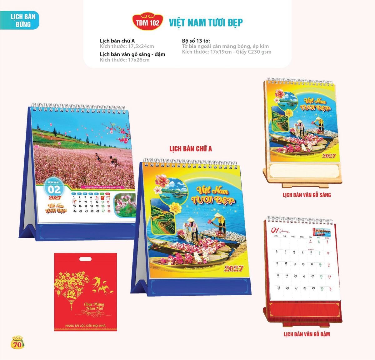 Lịch Bloc Siêu Cực Đại 2027 TDM67 Cung Cấp Lịch Tết Doanh Nghiệp Hà Nội