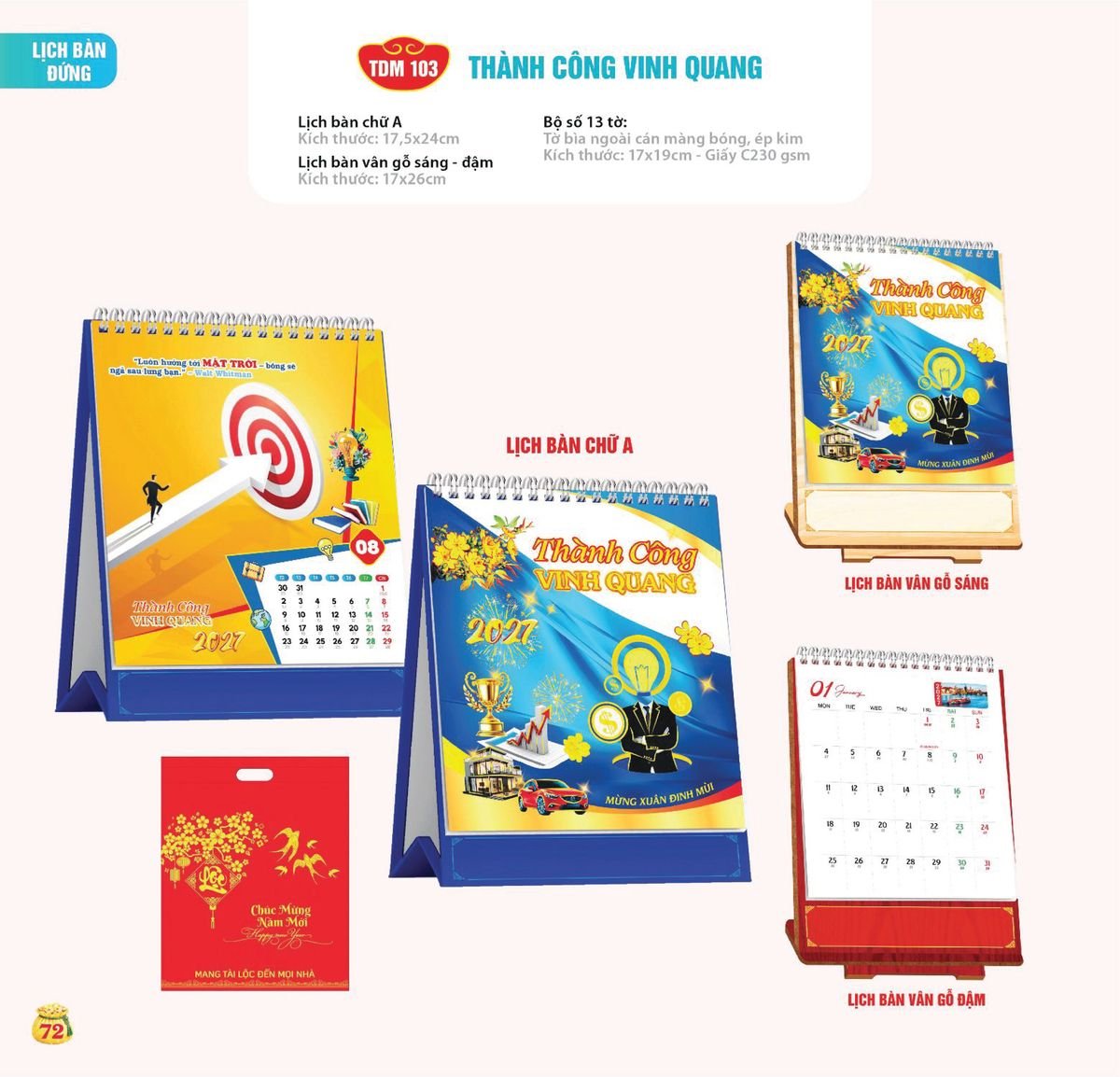 Lịch Bloc Siêu Cực Đại 2027 TDM69 Cung Cấp Lịch Tết Doanh Nghiệp Hà Nội